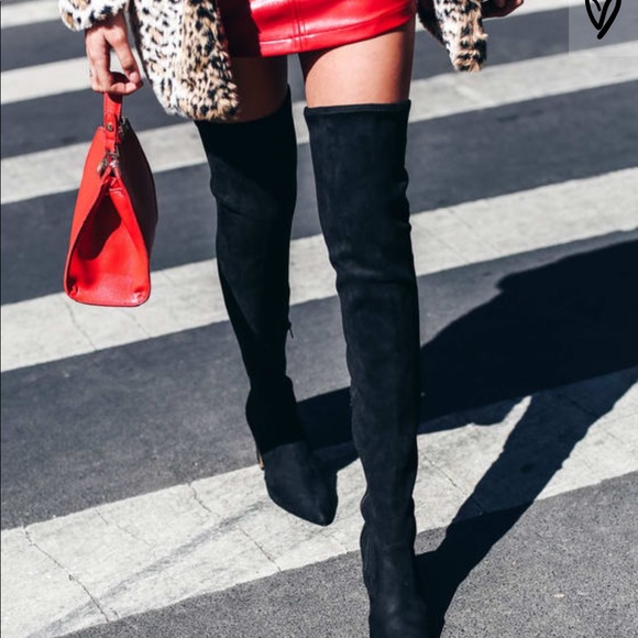 Donald J. Pliner Shoes - Donald J. Pliner $495 Thigh High Stretch Boots